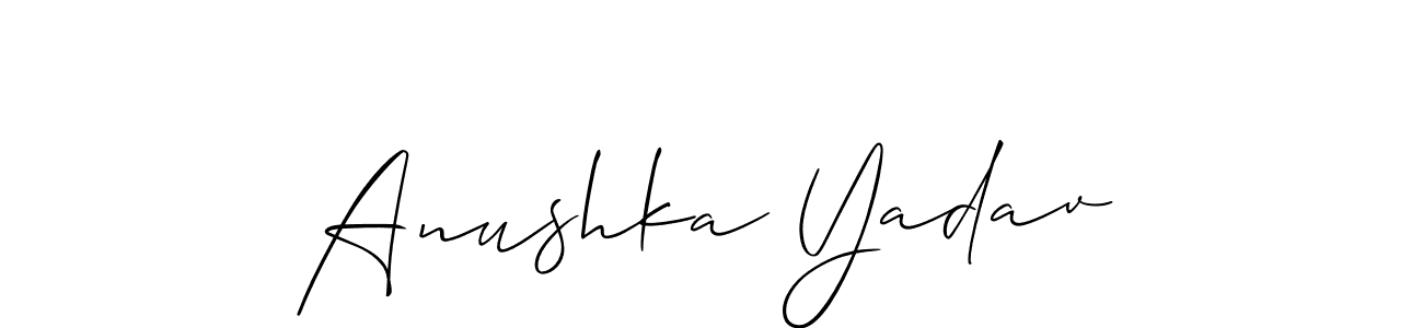 You can use this online signature creator to create a handwritten signature for the name Anushka Yadav. This is the best online autograph maker. Anushka Yadav signature style 2 images and pictures png