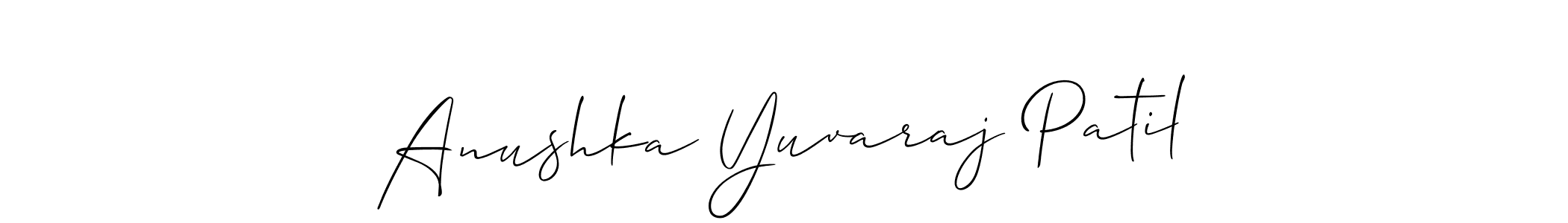 Once you've used our free online signature maker to create your best signature Allison_Script style, it's time to enjoy all of the benefits that Anushka Yuvaraj Patil name signing documents. Anushka Yuvaraj Patil signature style 2 images and pictures png