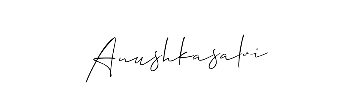 You can use this online signature creator to create a handwritten signature for the name Anushkasalvi. This is the best online autograph maker. Anushkasalvi signature style 2 images and pictures png