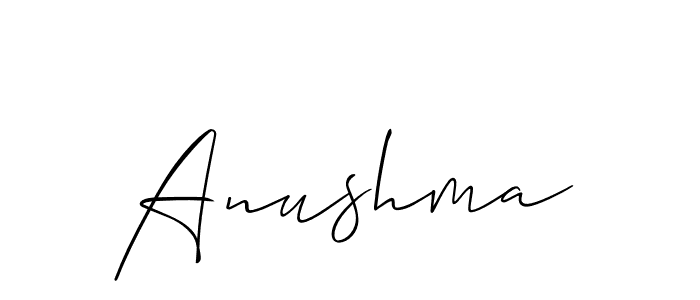 Anushma stylish signature style. Best Handwritten Sign (Allison_Script) for my name. Handwritten Signature Collection Ideas for my name Anushma. Anushma signature style 2 images and pictures png