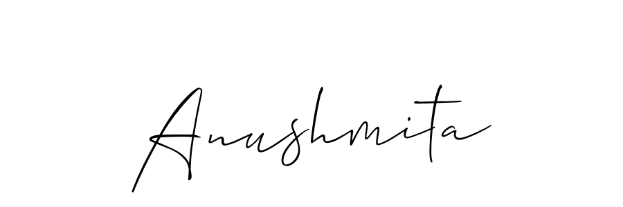 Anushmita stylish signature style. Best Handwritten Sign (Allison_Script) for my name. Handwritten Signature Collection Ideas for my name Anushmita. Anushmita signature style 2 images and pictures png