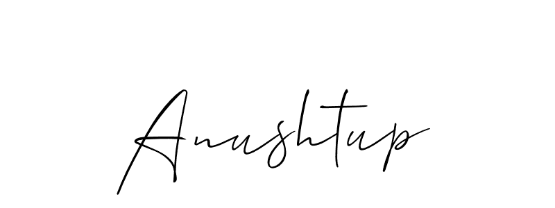 Once you've used our free online signature maker to create your best signature Allison_Script style, it's time to enjoy all of the benefits that Anushtup name signing documents. Anushtup signature style 2 images and pictures png