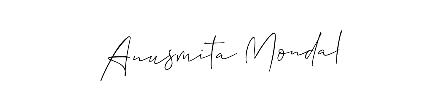 You can use this online signature creator to create a handwritten signature for the name Anusmita Mondal. This is the best online autograph maker. Anusmita Mondal signature style 2 images and pictures png