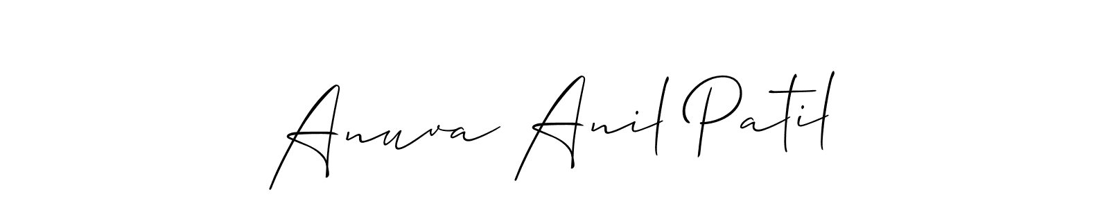 You can use this online signature creator to create a handwritten signature for the name Anuva Anil Patil. This is the best online autograph maker. Anuva Anil Patil signature style 2 images and pictures png