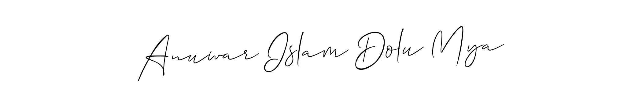 See photos of Anuwar Islam Dolu Mya official signature by Spectra . Check more albums & portfolios. Read reviews & check more about Allison_Script font. Anuwar Islam Dolu Mya signature style 2 images and pictures png