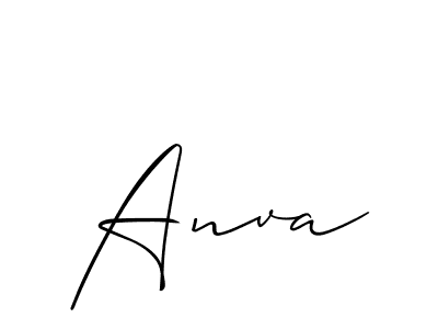 Also we have Anva name is the best signature style. Create professional handwritten signature collection using Allison_Script autograph style. Anva signature style 2 images and pictures png