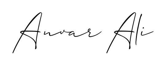 The best way (Allison_Script) to make a short signature is to pick only two or three words in your name. For converting this name Anvar Ali. Anvar Ali signature style 2 images and pictures png