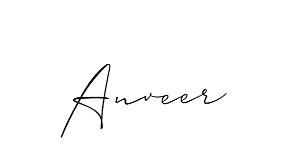 Also we have Anveer name is the best signature style. Create professional handwritten signature collection using Allison_Script autograph style. Anveer signature style 2 images and pictures png