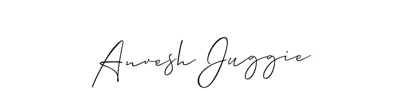 Here are the top 10 professional signature styles for the name Anvesh Juggie. These are the best autograph styles you can use for your name. Anvesh Juggie signature style 2 images and pictures png