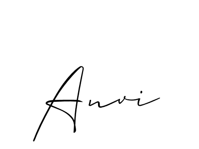 Also we have Anvi name is the best signature style. Create professional handwritten signature collection using Allison_Script autograph style. Anvi signature style 2 images and pictures png