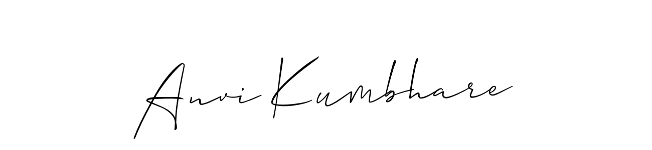 Here are the top 10 professional signature styles for the name Anvi Kumbhare. These are the best autograph styles you can use for your name. Anvi Kumbhare signature style 2 images and pictures png