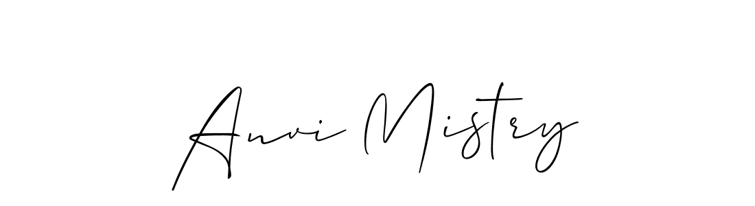 It looks lik you need a new signature style for name Anvi Mistry. Design unique handwritten (Allison_Script) signature with our free signature maker in just a few clicks. Anvi Mistry signature style 2 images and pictures png