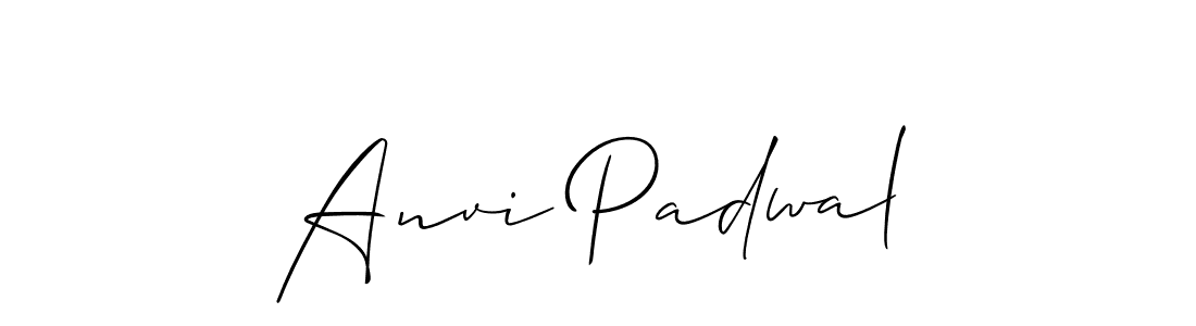 if you are searching for the best signature style for your name Anvi Padwal. so please give up your signature search. here we have designed multiple signature styles  using Allison_Script. Anvi Padwal signature style 2 images and pictures png