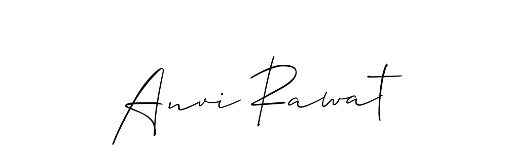 Best and Professional Signature Style for Anvi Rawat. Allison_Script Best Signature Style Collection. Anvi Rawat signature style 2 images and pictures png