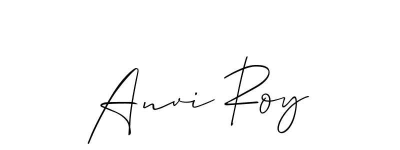 Here are the top 10 professional signature styles for the name Anvi Roy. These are the best autograph styles you can use for your name. Anvi Roy signature style 2 images and pictures png