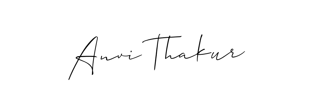 Anvi Thakur stylish signature style. Best Handwritten Sign (Allison_Script) for my name. Handwritten Signature Collection Ideas for my name Anvi Thakur. Anvi Thakur signature style 2 images and pictures png