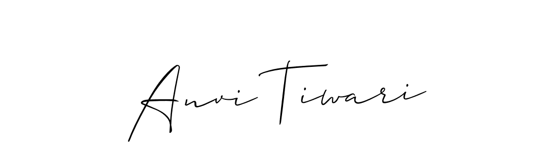 Make a beautiful signature design for name Anvi Tiwari. With this signature (Allison_Script) style, you can create a handwritten signature for free. Anvi Tiwari signature style 2 images and pictures png