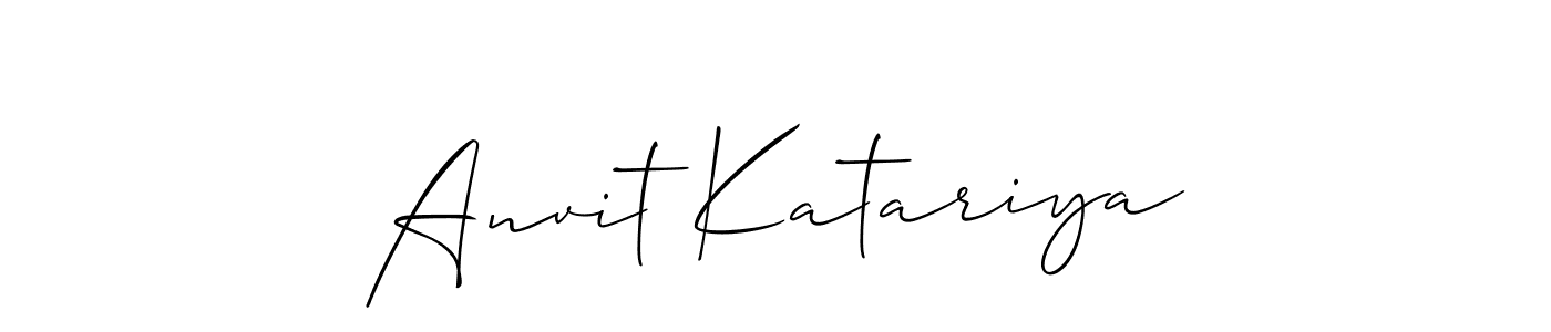 Make a beautiful signature design for name Anvit Katariya. Use this online signature maker to create a handwritten signature for free. Anvit Katariya signature style 2 images and pictures png