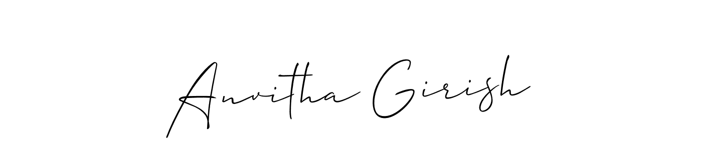 See photos of Anvitha Girish official signature by Spectra . Check more albums & portfolios. Read reviews & check more about Allison_Script font. Anvitha Girish signature style 2 images and pictures png