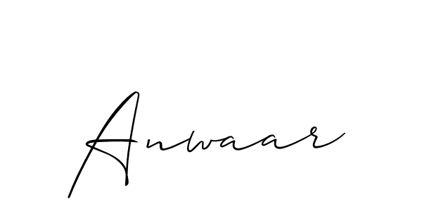 Allison_Script is a professional signature style that is perfect for those who want to add a touch of class to their signature. It is also a great choice for those who want to make their signature more unique. Get Anwaar name to fancy signature for free. Anwaar signature style 2 images and pictures png