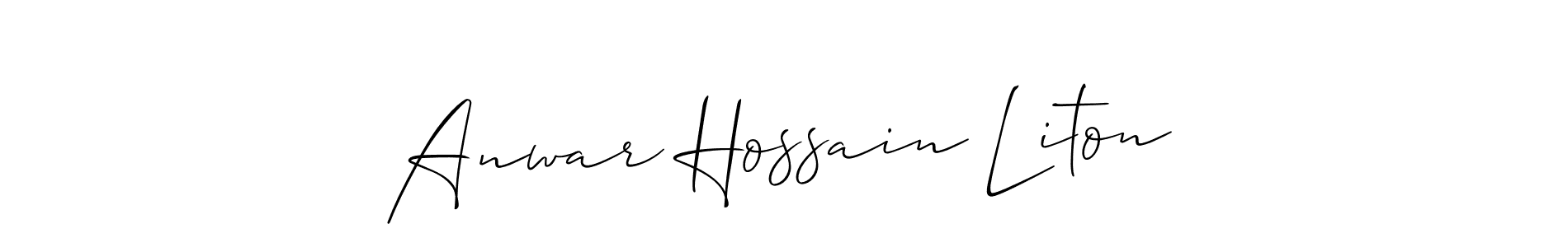 Here are the top 10 professional signature styles for the name Anwar Hossain Liton. These are the best autograph styles you can use for your name. Anwar Hossain Liton signature style 2 images and pictures png