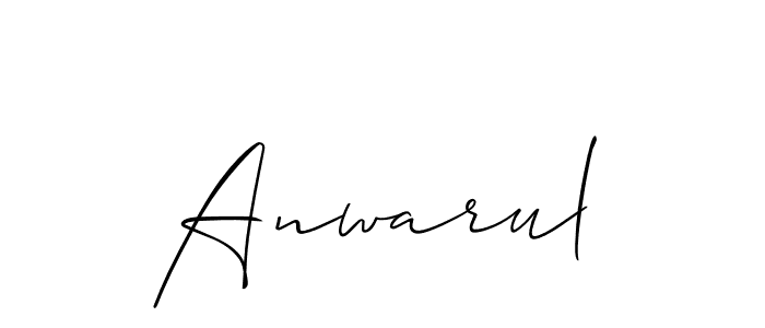 Once you've used our free online signature maker to create your best signature Allison_Script style, it's time to enjoy all of the benefits that Anwarul name signing documents. Anwarul signature style 2 images and pictures png