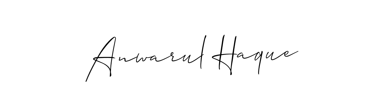 if you are searching for the best signature style for your name Anwarul Haque. so please give up your signature search. here we have designed multiple signature styles  using Allison_Script. Anwarul Haque signature style 2 images and pictures png