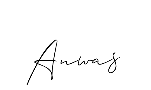 Also we have Anwas name is the best signature style. Create professional handwritten signature collection using Allison_Script autograph style. Anwas signature style 2 images and pictures png