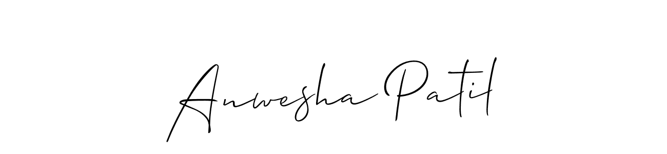 How to Draw Anwesha Patil signature style? Allison_Script is a latest design signature styles for name Anwesha Patil. Anwesha Patil signature style 2 images and pictures png