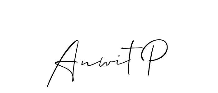 Make a short Anwit P signature style. Manage your documents anywhere anytime using Allison_Script. Create and add eSignatures, submit forms, share and send files easily. Anwit P signature style 2 images and pictures png