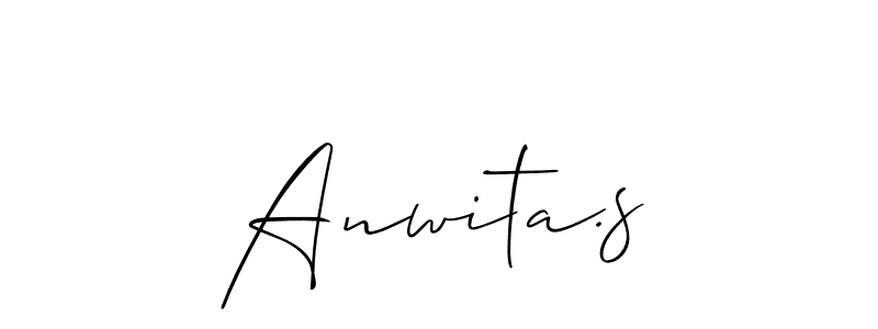 How to Draw Anwita.s signature style? Allison_Script is a latest design signature styles for name Anwita.s. Anwita.s signature style 2 images and pictures png