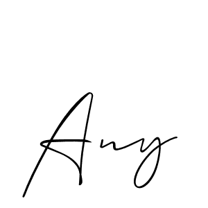 Make a beautiful signature design for name Any. With this signature (Allison_Script) style, you can create a handwritten signature for free. Any signature style 2 images and pictures png