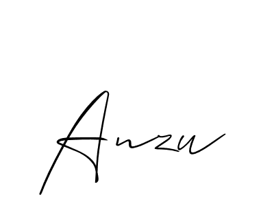 Similarly Allison_Script is the best handwritten signature design. Signature creator online .You can use it as an online autograph creator for name Anzu. Anzu signature style 2 images and pictures png