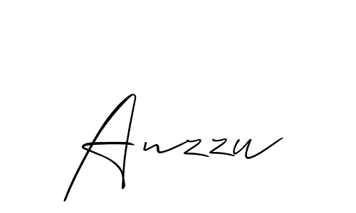 Also we have Anzzu name is the best signature style. Create professional handwritten signature collection using Allison_Script autograph style. Anzzu signature style 2 images and pictures png