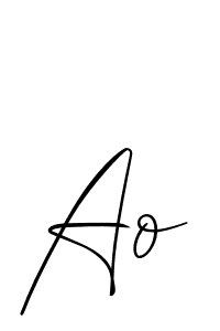Similarly Allison_Script is the best handwritten signature design. Signature creator online .You can use it as an online autograph creator for name Ao. Ao signature style 2 images and pictures png