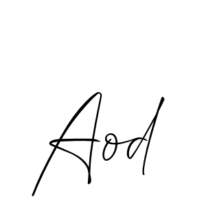 Aod stylish signature style. Best Handwritten Sign (Allison_Script) for my name. Handwritten Signature Collection Ideas for my name Aod. Aod signature style 2 images and pictures png