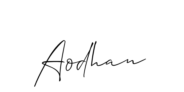 The best way (Allison_Script) to make a short signature is to pick only two or three words in your name. The name Aodhan include a total of six letters. For converting this name. Aodhan signature style 2 images and pictures png