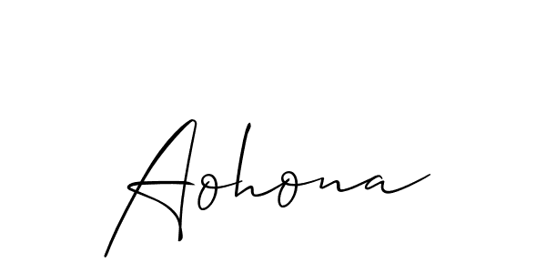 This is the best signature style for the Aohona name. Also you like these signature font (Allison_Script). Mix name signature. Aohona signature style 2 images and pictures png