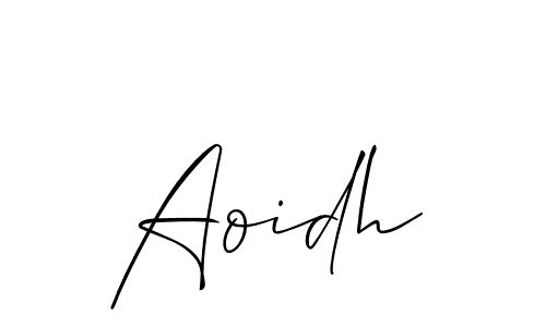 How to Draw Aoidh signature style? Allison_Script is a latest design signature styles for name Aoidh. Aoidh signature style 2 images and pictures png