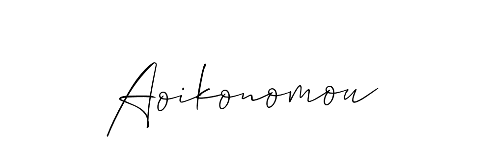 Once you've used our free online signature maker to create your best signature Allison_Script style, it's time to enjoy all of the benefits that Aoikonomou name signing documents. Aoikonomou signature style 2 images and pictures png