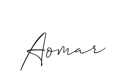 Make a short Aomar signature style. Manage your documents anywhere anytime using Allison_Script. Create and add eSignatures, submit forms, share and send files easily. Aomar signature style 2 images and pictures png