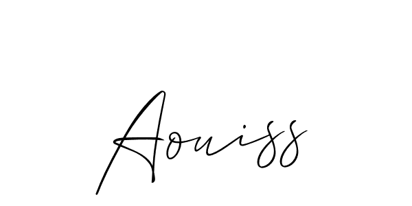 Once you've used our free online signature maker to create your best signature Allison_Script style, it's time to enjoy all of the benefits that Aouiss name signing documents. Aouiss signature style 2 images and pictures png