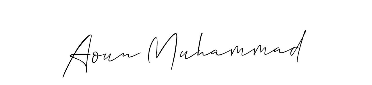 See photos of Aoun Muhammad official signature by Spectra . Check more albums & portfolios. Read reviews & check more about Allison_Script font. Aoun Muhammad signature style 2 images and pictures png
