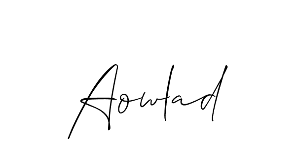 Make a short Aowlad signature style. Manage your documents anywhere anytime using Allison_Script. Create and add eSignatures, submit forms, share and send files easily. Aowlad signature style 2 images and pictures png