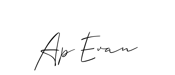 Once you've used our free online signature maker to create your best signature Allison_Script style, it's time to enjoy all of the benefits that Ap Evan name signing documents. Ap Evan signature style 2 images and pictures png