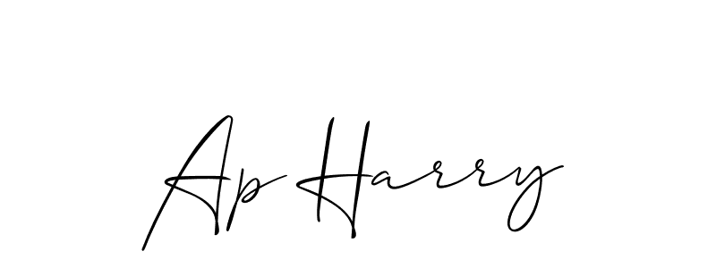 How to Draw Ap Harry signature style? Allison_Script is a latest design signature styles for name Ap Harry. Ap Harry signature style 2 images and pictures png