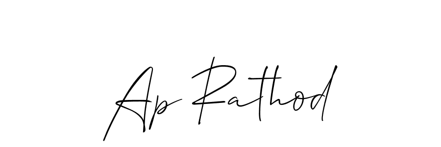 Make a beautiful signature design for name Ap Rathod. Use this online signature maker to create a handwritten signature for free. Ap Rathod signature style 2 images and pictures png
