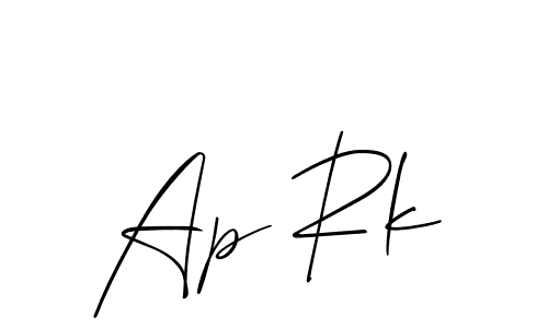 You should practise on your own different ways (Allison_Script) to write your name (Ap Rk) in signature. don't let someone else do it for you. Ap Rk signature style 2 images and pictures png