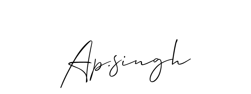 Check out images of Autograph of Ap.singh name. Actor Ap.singh Signature Style. Allison_Script is a professional sign style online. Ap.singh signature style 2 images and pictures png