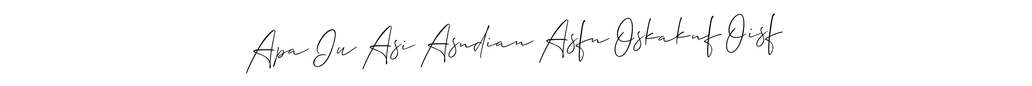 Here are the top 10 professional signature styles for the name Apa Iu Asi Asndian Asfn Oskaknf Oisf. These are the best autograph styles you can use for your name. Apa Iu Asi Asndian Asfn Oskaknf Oisf signature style 2 images and pictures png